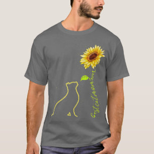 Sunflower Best Cat Mum Ever Funny Cat Mum Lover Mo T-Shirt