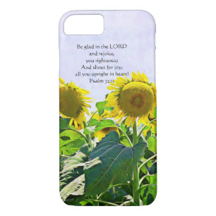 Sunflower Bible Verse Phone Case