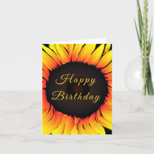 Sunflower Birthday Card