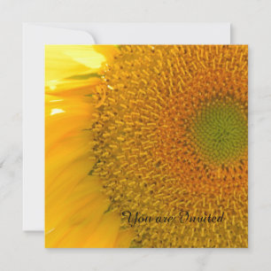 Sunflower Birthday Invitation