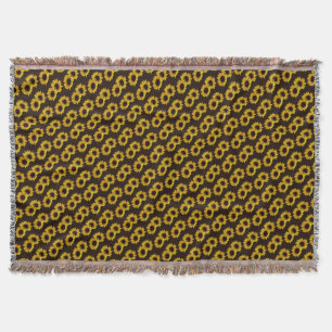 Sunflower Blanket Yellow Sunflower Throw Blanket