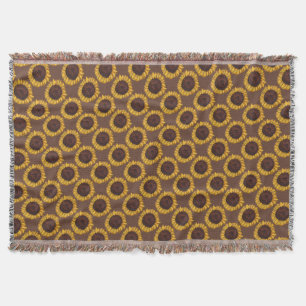 Sunflower Blanket Yellow Sunflower Throw Blanket