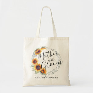 Sunflower Bloom   Mother of the Groom Tote Bag