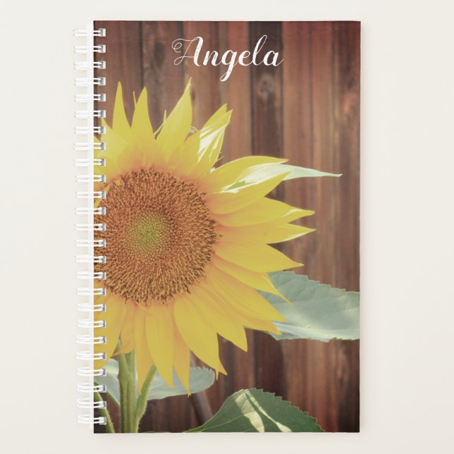 Sunflower bloom planner (Front)