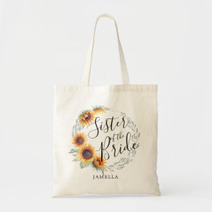 Sunflower Bloom   Sister of the Bride Tote Bag