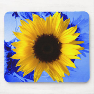 Sunflower Blue Mouse Mat