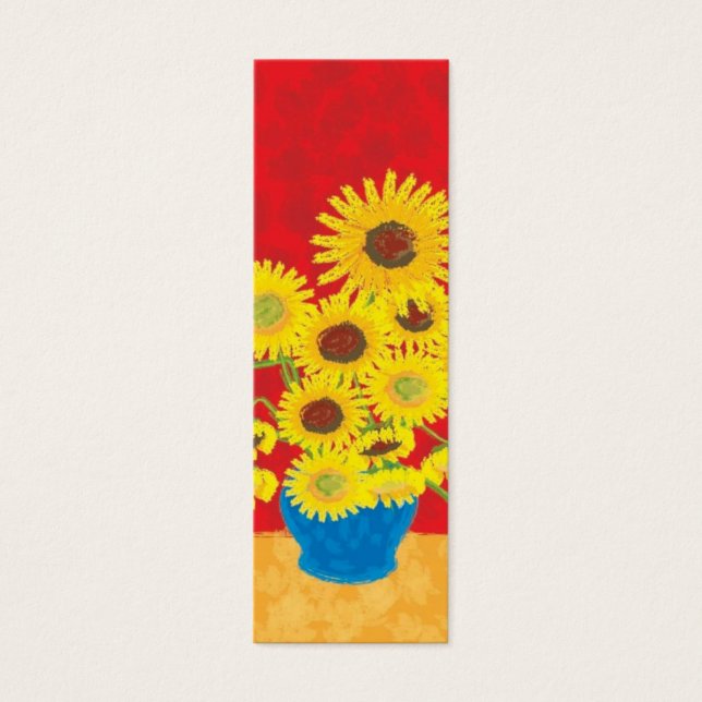 Sunflower Bookmark (Front)