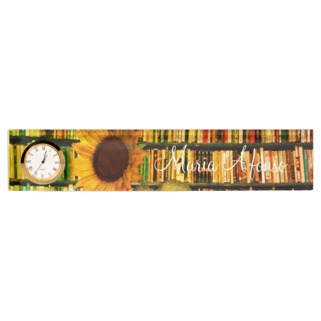 Sunflower Books Desk Nameplate (Front)