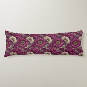 Sunflower Botanical Beach House Decor Timeless Wed Body Cushion