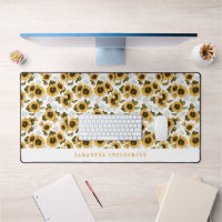 Sunflower Botanical Pattern
