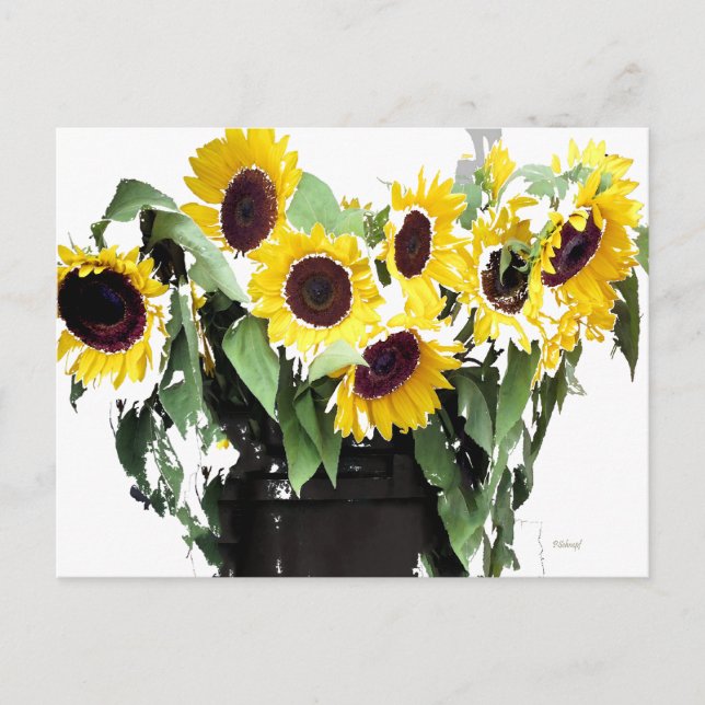 Sunflower Bouquet Calendar Card (Front)