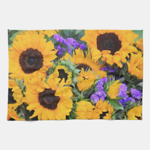 Sunflower Bouquet Kitchen Towel