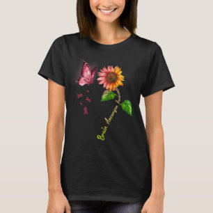 Sunflower Brain Aneurysm Awareness T-Shirt