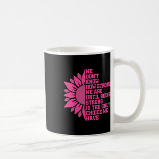 Sunflower Breast Cancer Awareness Coffee Mug