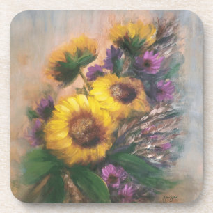 Sunflower Breeze by Jason Street Coaster