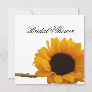 Sunflower Bridal Shower Invitation