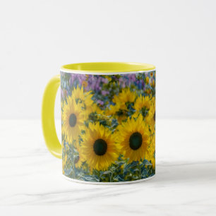 Sunflower Bright Garden Flower Art Mug Cup