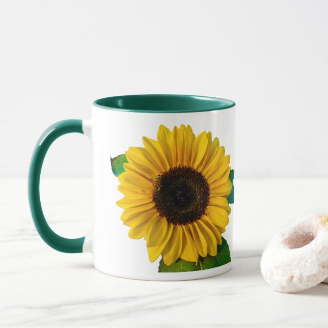 Sunflower Bright Mug (With Donut)