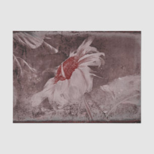 Sunflower Brown Vintage Antique Grunge Texture Tissue Paper