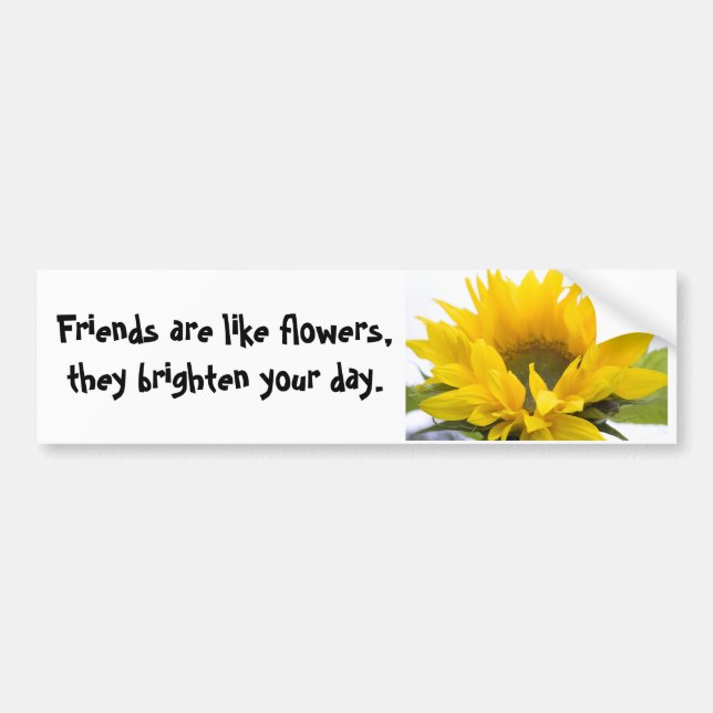 Sunflower ... bumper sticker (Front)