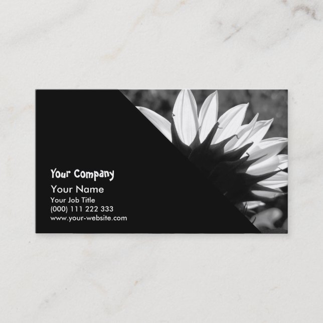 Sunflower Business Card (Front)