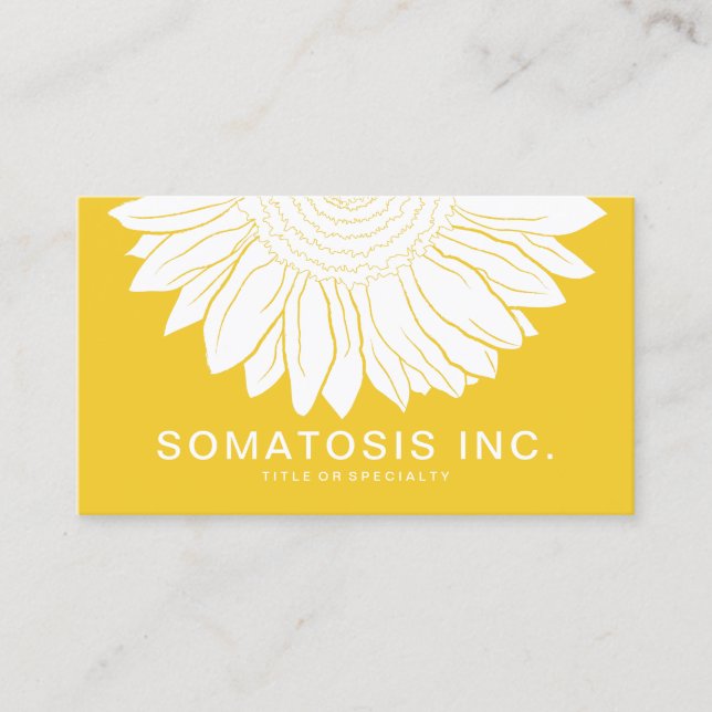 SUNFLOWER BUSINESS CARD (Front)