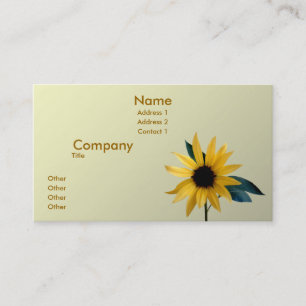 Sunflower Business Card