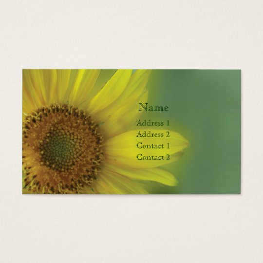 Sunflower Business Card