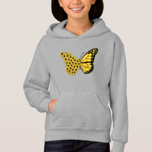 sunflower butterfly vintage women monarch