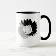 Sunflower BW Mug