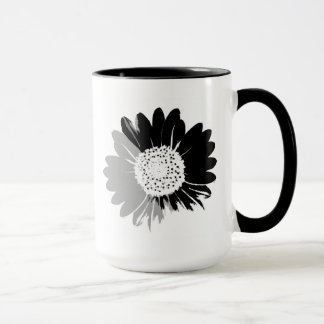 Sunflower BW Mug