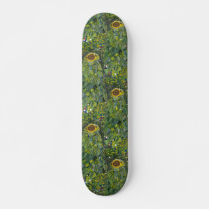 Sunflower by Gustav Klimt Skateboard