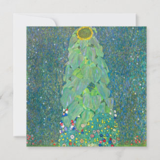 Sunflower by Klimt, Vintage Flowers Art Nouveau