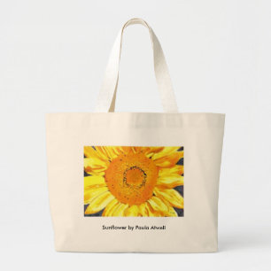 Sunflower by Paula Atwell Large Tote Bag
