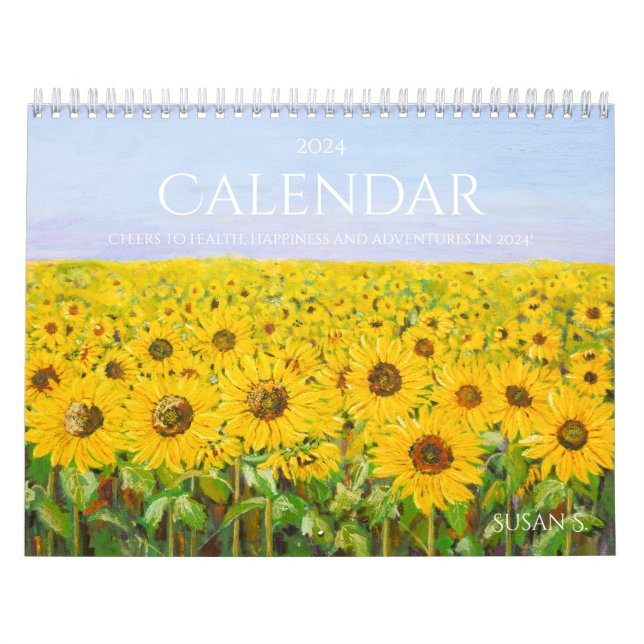 sunflower calendar 2024  (Cover)