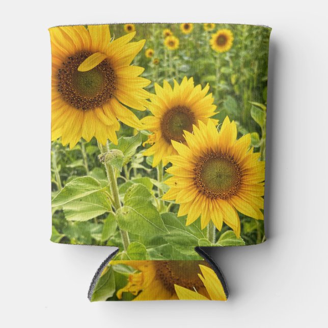 Sunflower  can cooler (Front)