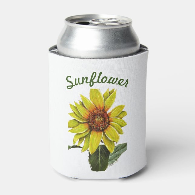 Sunflower Can Cooler (Can Front)