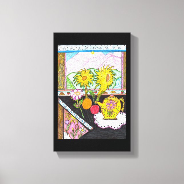 Sunflower Canvas Print (Front)