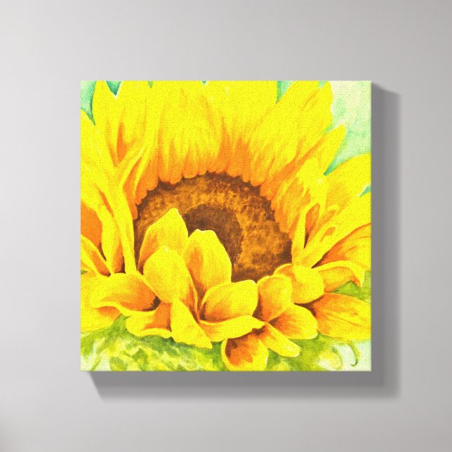 Sunflower Canvas Print (Front)