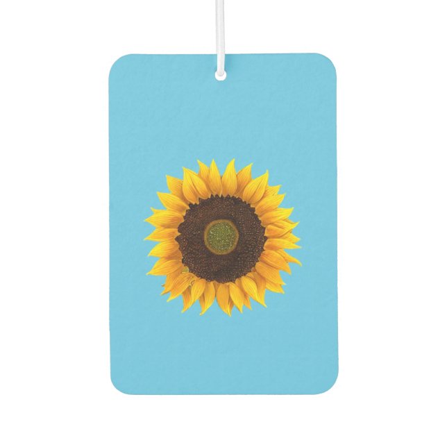 Sunflower Car Air Freshener (Front)
