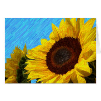 Sunflower Card