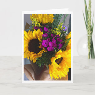 Sunflower card