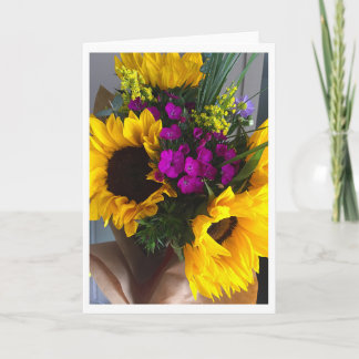 Sunflower card