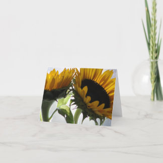 sunflower card