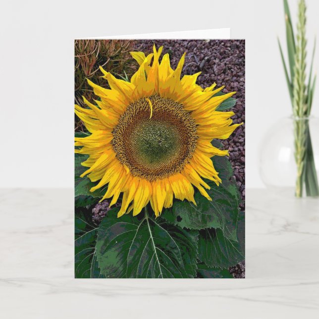 Sunflower Card (Front)