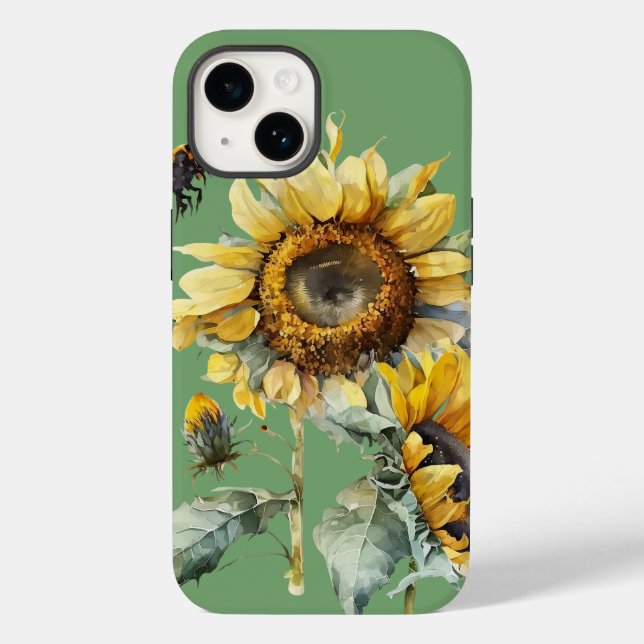 Sunflower Case-Mate iPhone Case (Back)