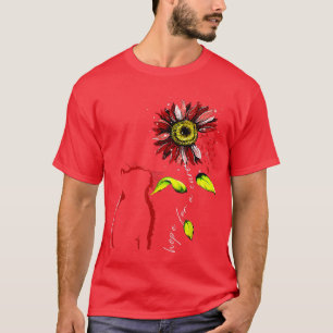 Sunflower Cat Burgundy Antiphospholipid Syndrome A T-Shirt