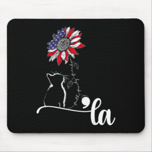 Sunflower Cat Comma La Kamala Harris For President Mouse Mat