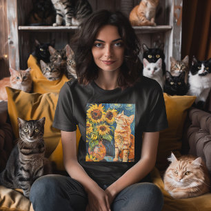 Sunflower Catnip Dreams T-Shirt