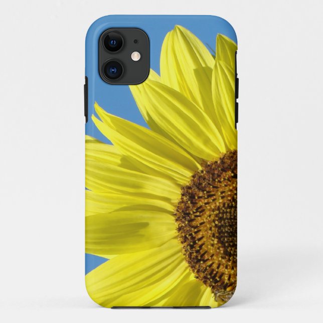Sunflower Cell Phone Cases Blue Sky covers (Back)